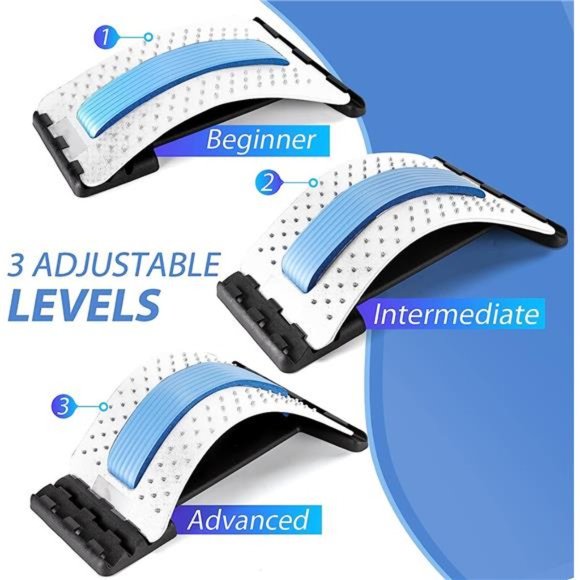 Back Stretcher for Pain Relief, Multi-Level Back Cracker Lower Back Pain Relief - Picture 5 of 7